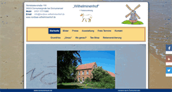 Desktop Screenshot of nordsee-wilhelminenhof.de
